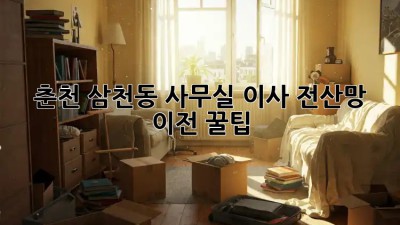 춘천 삼천동 사무실 이사, 전산망 이전 꿀팁🍯